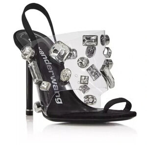 Alexander Wang
Women's Kaia Clear Crystal Stiletto Sandals 38
NEW